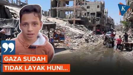 Saat Anak-anak di Gaza Sebut Wilayahnya Sudah Tidak Layak Huni