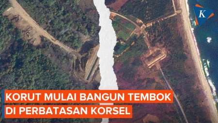 Citra Satelit Tunjukkan Korut Gali Parit di Zona Demiliterisasi, untuk Bangun Tembok