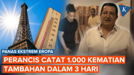 Gelombang Panas Eropa, 1.000 Kematian Tambahan Di Perancis Dalam 3 Hari!