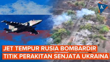 Rusia Klaim Serang Tempat Peralatan Tempur Ukraina di 141 Wilayah