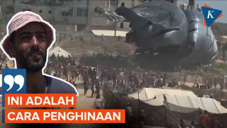 Bantuan Dijatuhkan dari Udara, Ini Ragam Komentar Warga Gaza