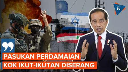 Jokowi Kecam Serangan Israel ke Pasukan UNIFIL: Enggak Boleh Itu!