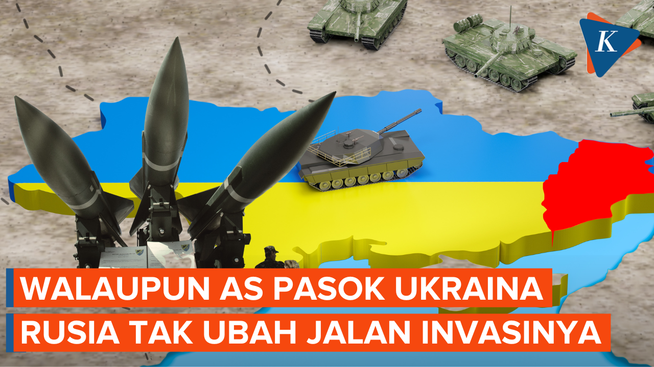 AS Pasok Banyak Senjata ke Ukraina Tak Mengubah Jalan Invasi Rusia
