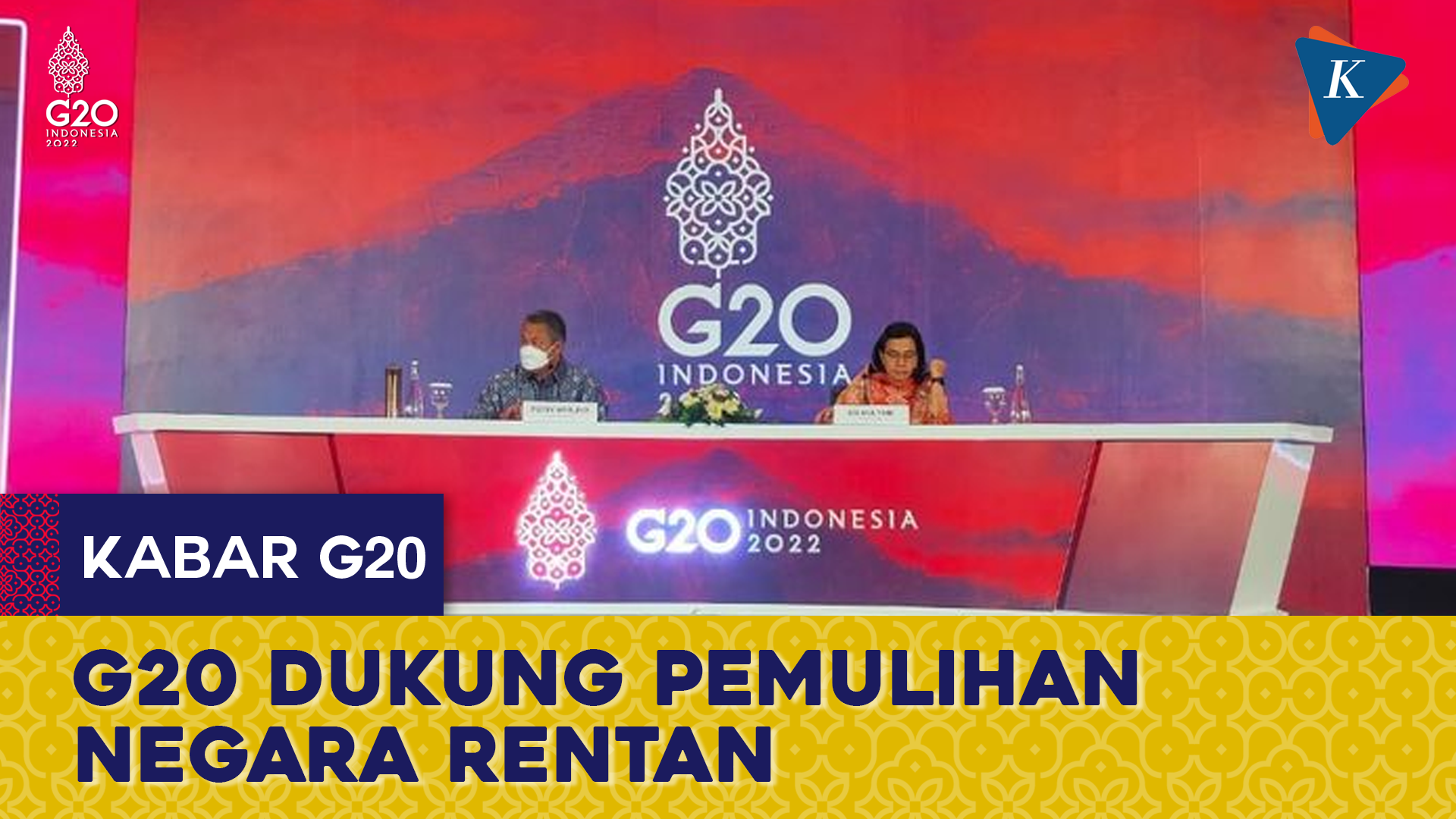 Anggota G20 Kumpulkan Dana Rp 1.094 Triliun untuk Dukung Pemulihan Negara Rentan