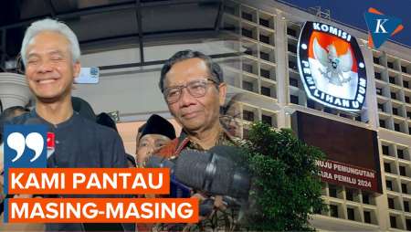 Tak Ada Agenda Khusus Nobar Pengumuman KPU, Mahfud: Pantau Masing-masing