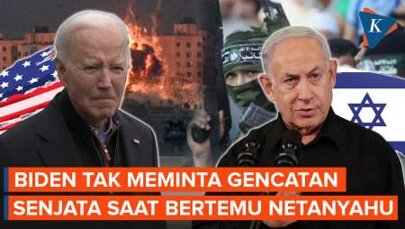 Biden Tak Ajukan Gencatan Senjata di Gaza Saat Berbicara dengan Netanyahu