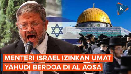 Lagi-lagi Menteri Israel Bikin Geram, Bolehkan Umat Yahudi Berdoa di Masjid Al Aqsa