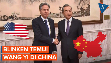 Hari Kedua di China, Blinken Temui Pejabat Senior China Wang Yi