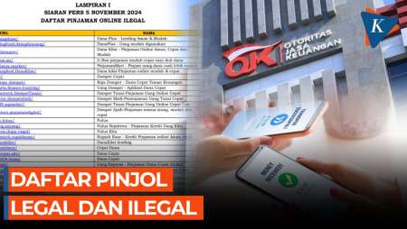 Daftar Lengkap Pinjol Legal dan Ilegal dari OJK Per November 2024