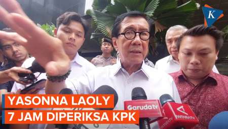 [FULL] Pernyataan Yasonna Usai 7 Jam Diperiksa KPK