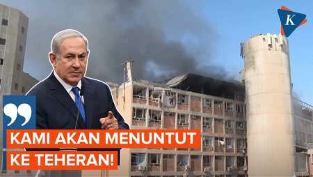 Rudal Iran Hantam Rumah Sakit Israel, Netanyahu Marah-marah ke Teheran