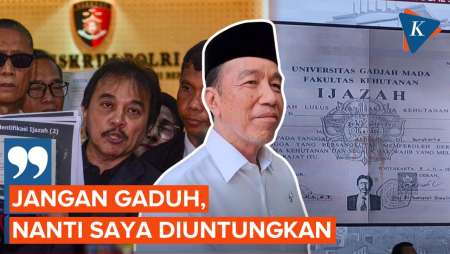 Jokowi Merasa Diuntungkan soal Gaduh Ijazah Palsu