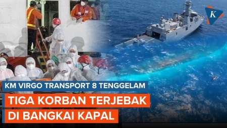 Detik-detik Penyelam TNI AL Temukan 3 Korban KM Virgo