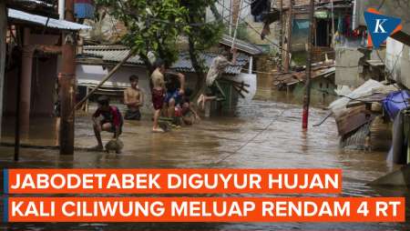 [FULL] Penampakan Banjir di Pejaten Timur, Ketinggian Capai 150 Cm