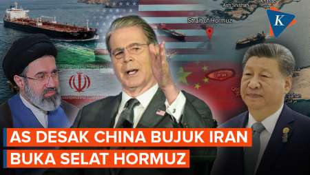 AS Desak China,  Bujuk Iran Buka Selat Hormuz, Washington Klaim Kuasai Jalur Strategis