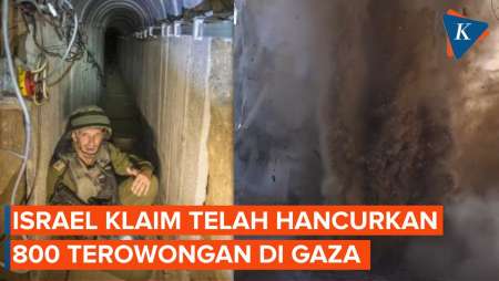 Militer Israel Rilis Video Penemuan dan Penghancuran Terowongan di Jalur Gaza