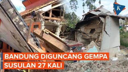 BMKG Catat Ada 27 Gempa Susulan di Kabupaten Bandung