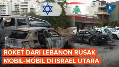 Roket dari Lebanon Rusak Mobil-mobil di Israel Utara