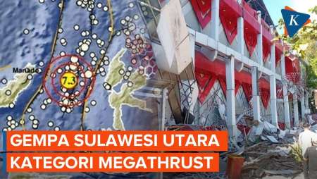 Gempa Magnitudo 7,6 Di Bitung-Manado Termasuk Megathrust