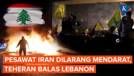 Iran Balas Lebanon Usai Pesawat Teheran Dilarang Mendarat di Beirut