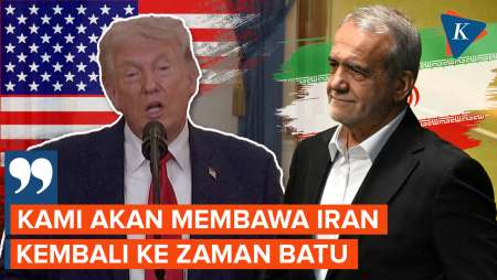 Ancam Serang Iran Dengan Keras, Trump: Kami Akan Bawa Mereka Ke Zaman Batu!