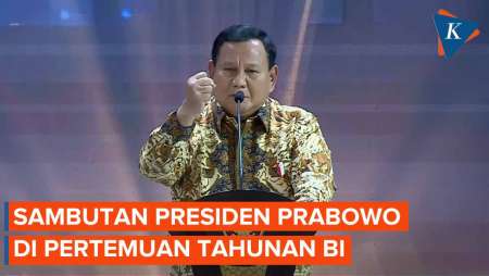 [Full] Pidato Prabowo di Pertemuan Tahunan BI, Singgung Sinergi hingga Keberhasilan Bangsa