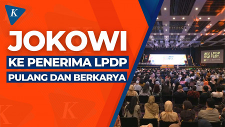 Jokowi Beri Pesan ke Penerima Beasiswa LPDP, Pulang, Pulang, Pulang!