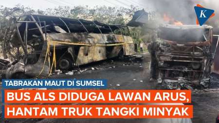Penyebab Tabrakan Maut Di Sumsel: Bus ALS Diduga Lawan Arus, Hantam Truk Tangki