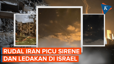 Gelombang Serangan Iran Berlanjut, Ledakan Terdengar di Israel