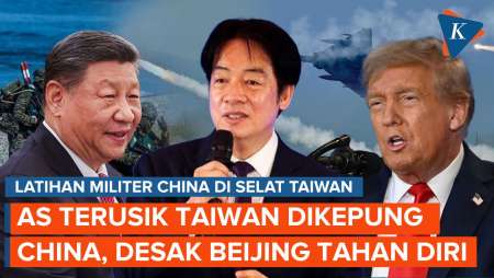 Risih China "Kepung" Taiwan, AS Desak Beijing Tahan Diri Di 2026