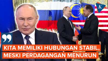 PM Malaysia ke Rusia, Putin Sindir Omzet Perdagangan yang Menurun