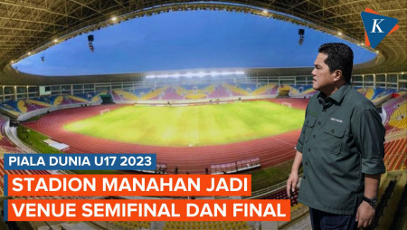 Stadion Manahan Jadi Arena Semifinal dan Final Piala Dunia U17 2023
