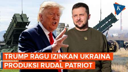 Trump Berubah Pikiran, Kini Ragu Izinkan Ukraina Produksi Rudal Patriot di Dalam Negeri