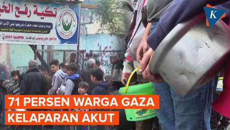 71 Persen Warga Gaza Kelaparan Akut akibat Perang Hamas-Israel