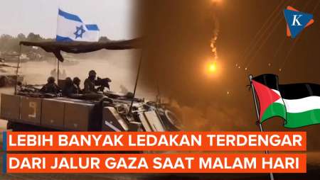 Ledakan demi Ledakan Terdengar di Jalur Gaza