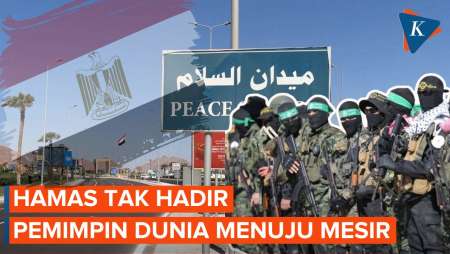 Hamas Absen Dari Perjanjian Damai Gaza, Mesir Tetap Siap Gelar KTT
