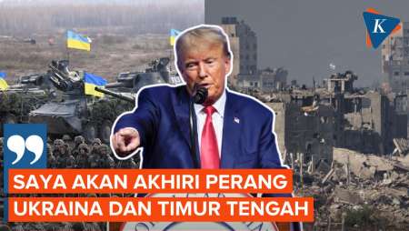 Trump Janji Akhiri Konflik Ukraina dan Timur Tengah, Serta Cegah Perang Dunia III