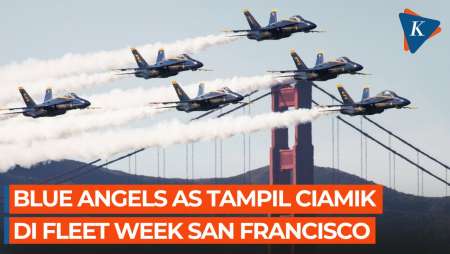 Momen Angkatan Laut AS Tampil Memukau di Gelaran Fleet Week San Fransisco