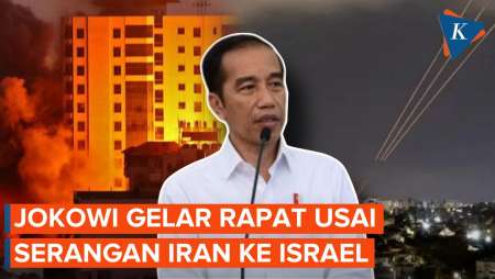 Besok, Jokowi Gelar Rapat Internal Usai Serangan Drone Iran ke Israel