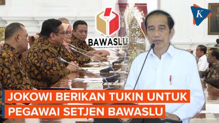 Jokowi Teken Keppres Tukin Bawaslu Dua Hari Jelang Pencoblosan, Ini Besarannya