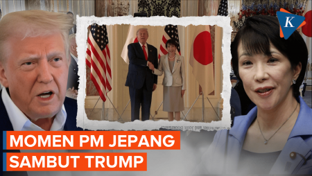 Momen Pertemuan PM Jepang Sanae Takaichi Dengan Trump