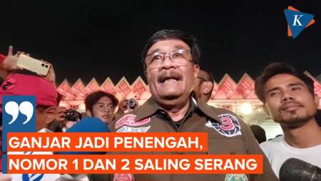 Djarot: Ganjar Jadi Penengah, Nomor 1 dan Nomor 2 Saling Serang