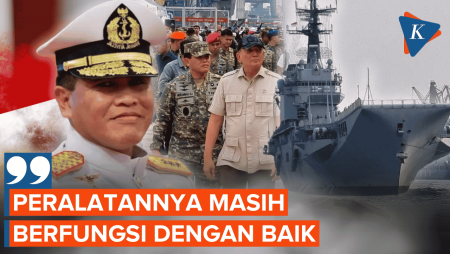 Cek Isi Kapal Induk Garibaldi, KSAL: Peralatan Berfungsi dengan Baik