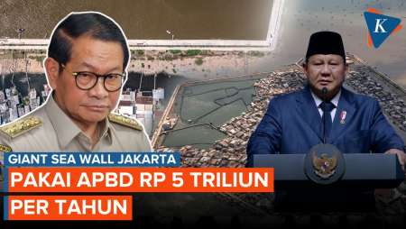 Jakarta Siap Bangun Giant Sea Wall, Anggarannya Rp 5 Triliun Per Tahun