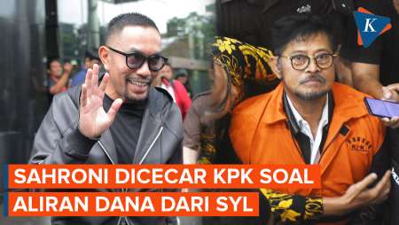 KPK Cecar Sahroni soal Aliran Dana SYL ke Kantong Partai Nasdem