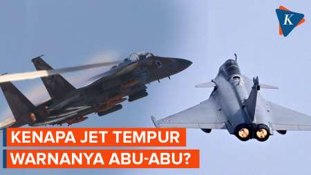 Kenapa Jet Tempur Kebanyakan Berwarna Abu-abu? Ini Alasannya