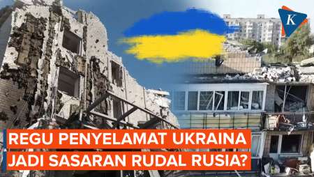 Ukraina Tuduh Pasukan Rusia Sengaja Serang Petugas Penyelamat dengan Rudal