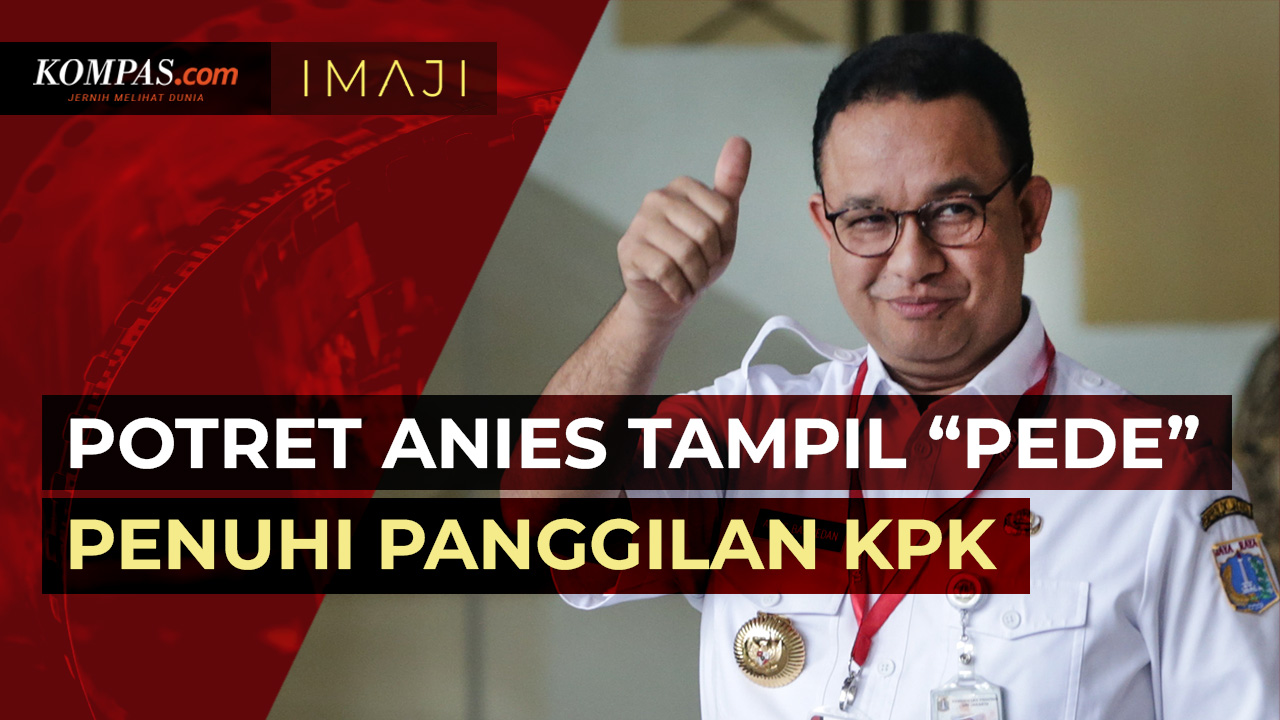 Potret Anies Tampil Pede Penuhi Panggilan KPK