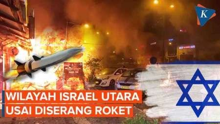 Penampakan Wilayah Israel Utara Pasca Serangan