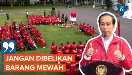 Pesan Jokowi soal Bonus Rp 320,5 Miliar untuk Atlet ASEAN Para Games